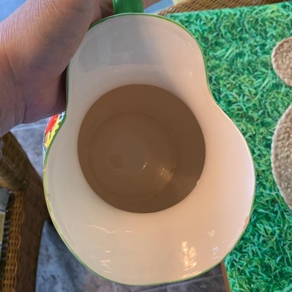 Vintage Floral painted pitcher and basin set, made in Japan - Picture 12 of 16